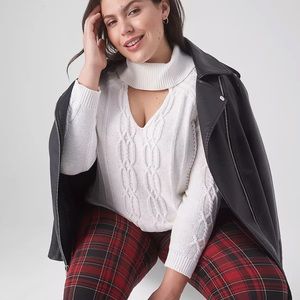 NWT Lane Bryant Peek-a-boo Sweater